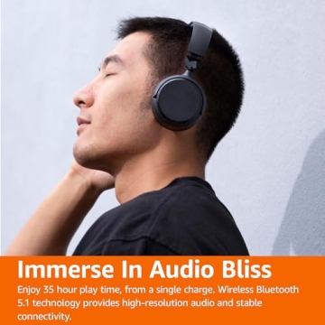 Bluetooth Wireless On Ear Headphones - 35 Hr Playtime