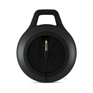 JBL JBLCLIPPLUSBLK Clip+ Splashproof Portable Bluetooth Speaker (Black)