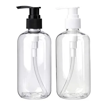 Bekith 16 Pack Clear Lotion Bottles with Pumps 8oz