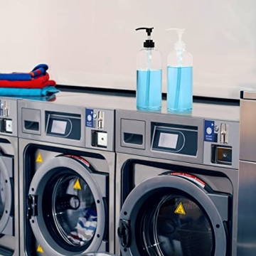 Bekith 16 Pack Clear Lotion Bottles with Pumps 8oz