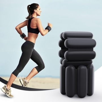 Adjustable Ankle & Wrist Weights Set 2lbs for Home Fitness