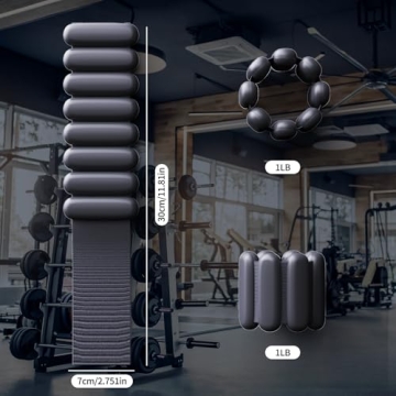 Adjustable Ankle & Wrist Weights Set 2lbs for Home Fitness