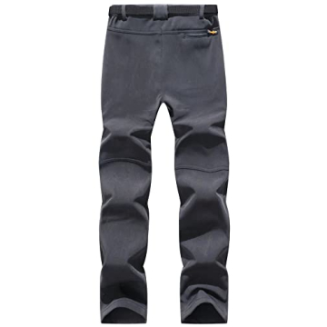 BenBoy Men's Waterproof Windproof Fleece Hiking Pants