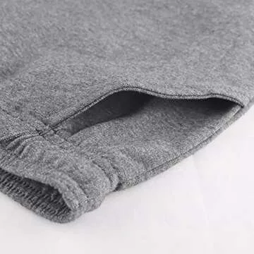 GYMAPE Men's Gym Sport Bodybuilding Workout Shorts with Pockets 3 inch Inseam Casual Raw Hem Terry Cotton Dark Gray XXL