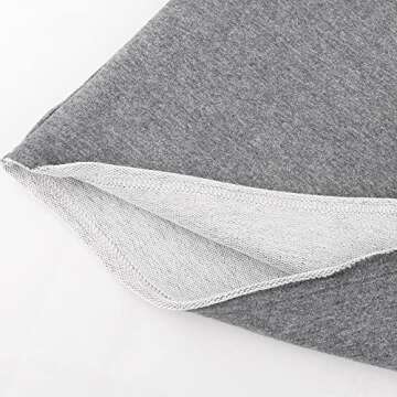 GYMAPE Men's Gym Sport Bodybuilding Workout Shorts with Pockets 3 inch Inseam Casual Raw Hem Terry Cotton Dark Gray XXL