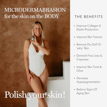 Luxene Firmaglow Body Microdermabrasion Tool for Aging Skin