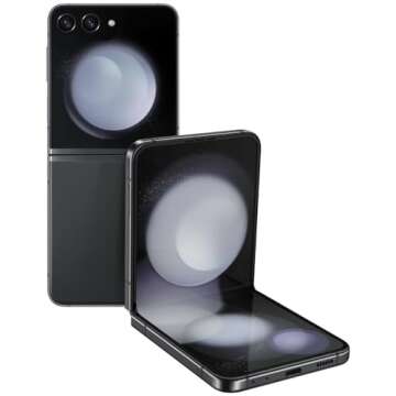 SAMSUNG Galaxy Z Flip 5 5G, 256GB Graphite - Renewed Phone