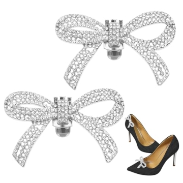 Jeffdad Rhinestone Shoe Clips: Elegant Bridal Wedding Sparkle Accessories