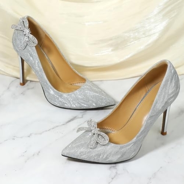 Elegant Rhinestone Shoe Clips for Bridal Wedding Sparkle