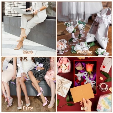 Elegant Rhinestone Shoe Clips for Bridal Wedding Sparkle