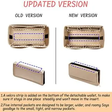 DailyPlus Purse Organizer Insert for Stylish Totes and Bags