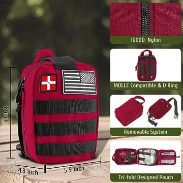 ABPIR 170 PCS Survival Kit - Essential Gear for Adventure
