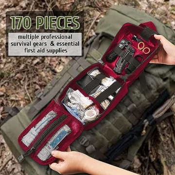 ABPIR 170 PCS Survival Kit - Essential Gear for Adventure