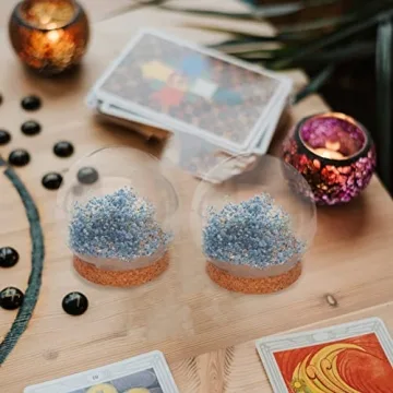 NOLITOY Clear Glass Display Domes for Elegant Decor