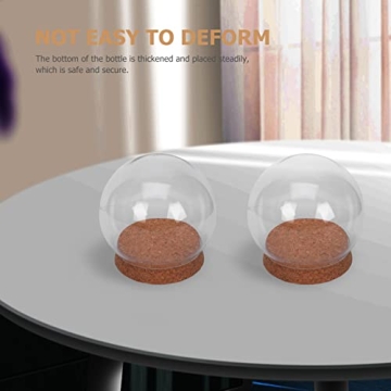 NOLITOY Clear Glass Display Domes for Elegant Decor