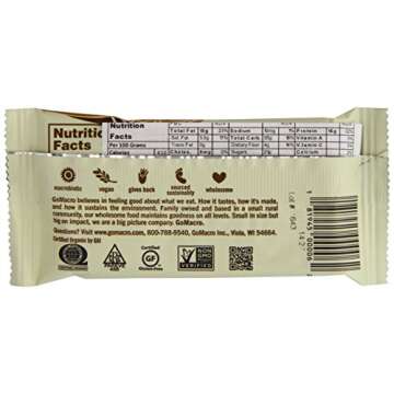 GoMacro Organic Peanut Butter Chocolate Chip, 2.5 Ounce (Pack of 15)