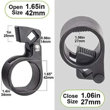 Toolwiz Universal Inner Tie Rod Hex Wrench for Car, Truck & Motorcycle Repair