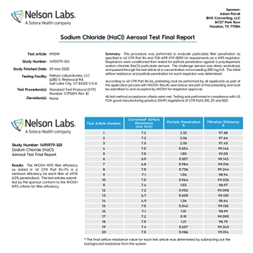 Buy BNX N95 Mask NIOSH Certified, Made in USA (20-Pack)