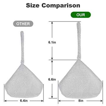 Elegant Silver Beaded Clutch Purse for Evening Events