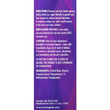 Astroglide Liquid Personal Lubricant 5 oz, Water Based