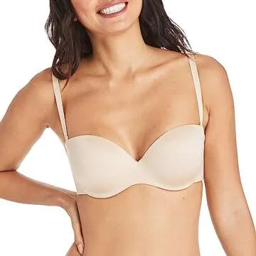 Maidenform Womens Love The Lift Demi Strapless Multiway Bra