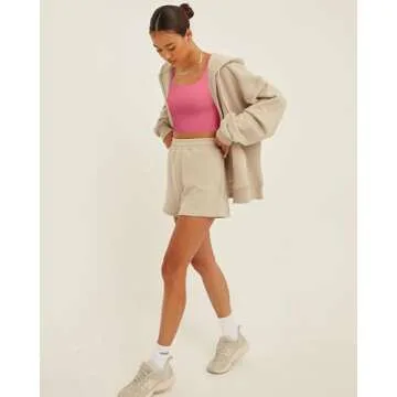 OQQ Women's 3 Piece Tank Tops Ribbed Seamless Workout Exercise Shirts 2025 Summer Basic Camis White Green Dry Rose