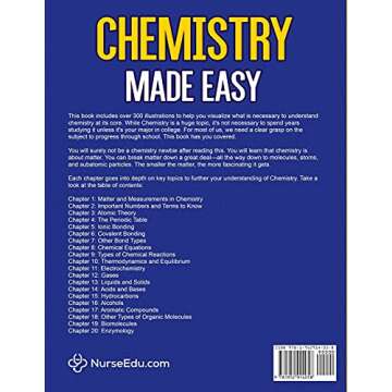 Chemistry Made Easy: An Illustrated Study Guide For Students To Easily Learn Chemistry