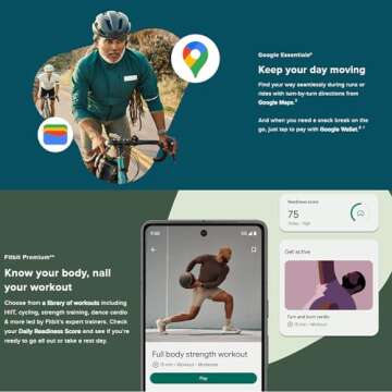 Fitbit Charge 6 Fitness Tracker Watch Bundle with Accessories