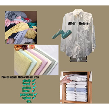 Portable Mini Steam Iron Rotatable Foldable Travel Steamer