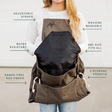 Roo Garden Apron - Ergonomic, Adjustable, and Durable