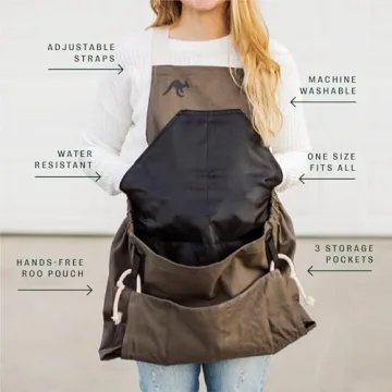 Roo Garden Apron - Ergonomic, Adjustable, and Durable
