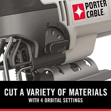 PORTER-CABLE Orbital Jig Saw, 6.0-Amp, Corded (PCE345)