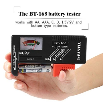 D-FantiX BT-168 Battery Tester - Easy Universal Checker