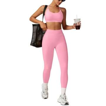 Scrunch Butt Lifting Leggings for Women Tummy Control Seamless Yoga Pants Compression Gym Workout Impact Leggings Pink XL