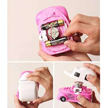 VOSAREA Handheld Vacuum Electric Table Vacuum Cleaner Mini Dust Cleaner Keyboard Notebook Dust Cleaning Tool () Hand Held Vacuum