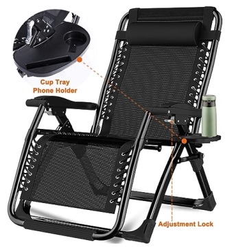 Oversized Zero Gravity Chair for Indoor and Outdoor Use