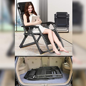 Oversized Zero Gravity Chair for Indoor and Outdoor Use