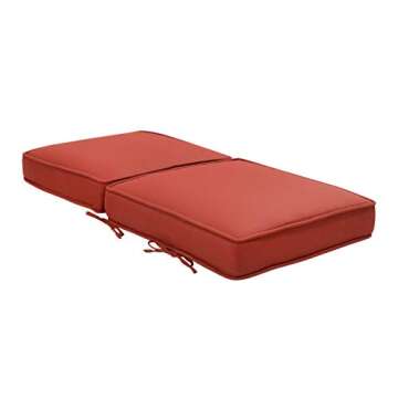 Decor therapy 7749-01103237 Outdoor Deep Seating Cushion, 1 Count (Pack of 1), Brick Red