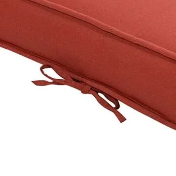 Decor therapy 7749-01103237 Outdoor Deep Seating Cushion, 1 Count (Pack of 1), Brick Red