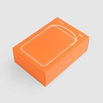 UPPERCASE Organizer 7.5 Portable Electronic Accessories Travel Pouch with Leather Handle Compatible with Laptop Accessories, Chargers, Tech Gears, Gadgets, Cables, Cords, Power Bank (New Black Label)