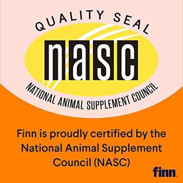 Finn Hip and Joint Supplement for Dogs | Glucosamine, Chondroitin & MSM for Joint and Mobility Support | with Turmeric, BioPerine and B-Vitamins | 90 Soft Chews