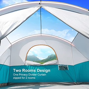 Spacious UNP 9 Person Camping Tent for Family Adventures