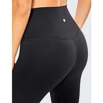 CRZ YOGA 25 Inch High Waisted Leggings for Women