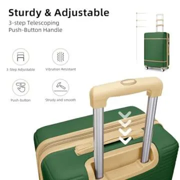 Lulusail 6-Piece Expandable Luggage Set for Stylish Travel