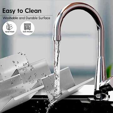 KITCHENX Metal Taco Holders Set of 2 - Heavy-Duty Taco Stands hold 3 Tacos - Use as a Taco Rack to fill Tacos with Ease - Safe for Dishwasher, Oven, and Grill - Taco Shell holder Size: 8" x 4" x 2"