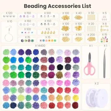 Tilhumt 16000Pcs Clay Beads Bracelet Making Kit in 96 Colors, 5 Boxes Friendship Bracelet Kit Flat Polymer Heishi Beads with Charms for Jewelry Making