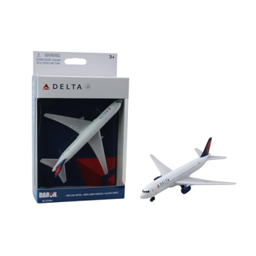 Daron Toy Airplane – Delta Air Lines – Die-Cast Metal Model Airplane Toy with Plastic Parts for ...