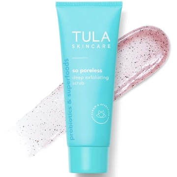 TULA Skin Care Exfoliating Blackhead Scrub for Radiant Skin