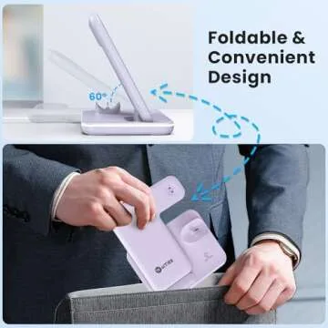 WAITIEE 3-in-1 Wireless Charger for Apple Devices