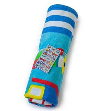 Wildkin Cotton Beach Towel for Kids - Fun & Cozy
